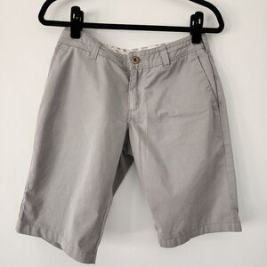 Horny Toad gray‎ pin striped Bermuda shorts womens size 4